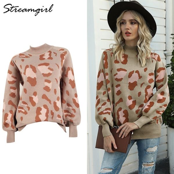 women's oversize sweater winter pullover women leopard print sweater oversize pull femme women's jumper turtleneck sweaters warm 2, White;black
women's oversize sweater winter pullover women leopard print sweater oversize pull femme women's jumper turtleneck sweaters warm 2, White;black