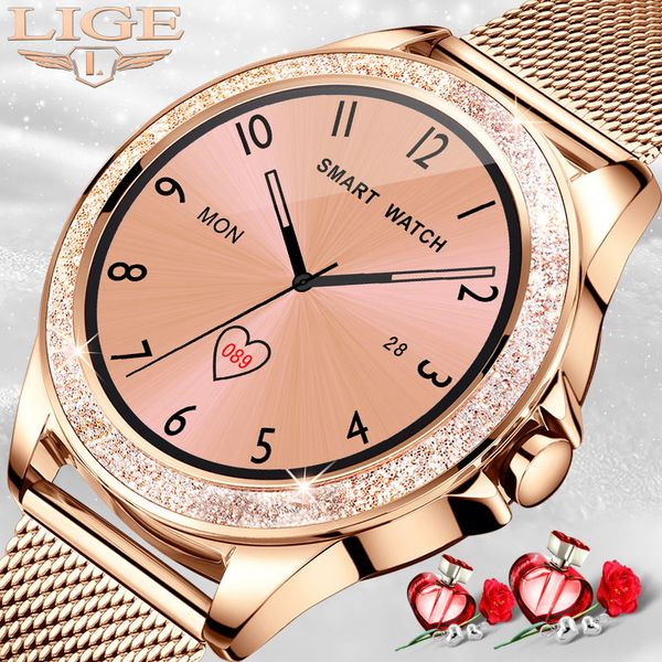 lige new smart watch ladies blood pressure heart rate monitor fitness tracker sports smart watch fashion full circle smartwatchg, Slivery;brown
lige new smart watch ladies blood pressure heart rate monitor fitness tracker sports smart watch fashion full circle smartwatchg, Slivery;brown