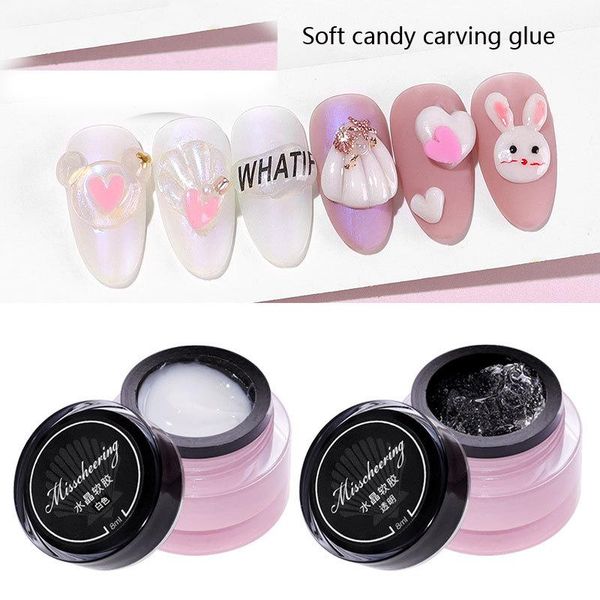 nail gel 1box 8ml 3d stereo white/clear clay soft naill nails art glue carve model non sticky manicure soak off polish, Red;pink
nail gel 1box 8ml 3d stereo white/clear clay soft naill nails art glue carve model non sticky manicure soak off polish, Red;pink