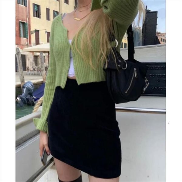 zity women cardigan korean sweaters long sleeve crop green cardigans vintage knitted white, White;black
zity women cardigan korean sweaters long sleeve crop green cardigans vintage knitted white, White;black