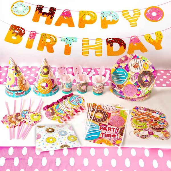disposable dinnerware cartoon theme tableware girl birthday baby shower party favors donut paper plate cups wedding decor supplies
disposable dinnerware cartoon theme tableware girl birthday baby shower party favors donut paper plate cups wedding decor supplies