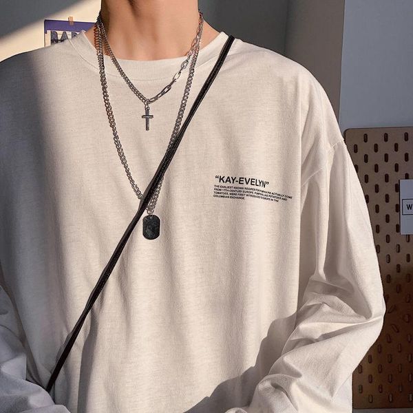 men's t-shirts oversized t shirt for men autumn long sleeve round neck letter print harajuku hip china style cotton male clothing vinta, White;black
men's t-shirts oversized t shirt for men autumn long sleeve round neck letter print harajuku hip china style cotton male clothing vinta, White;black