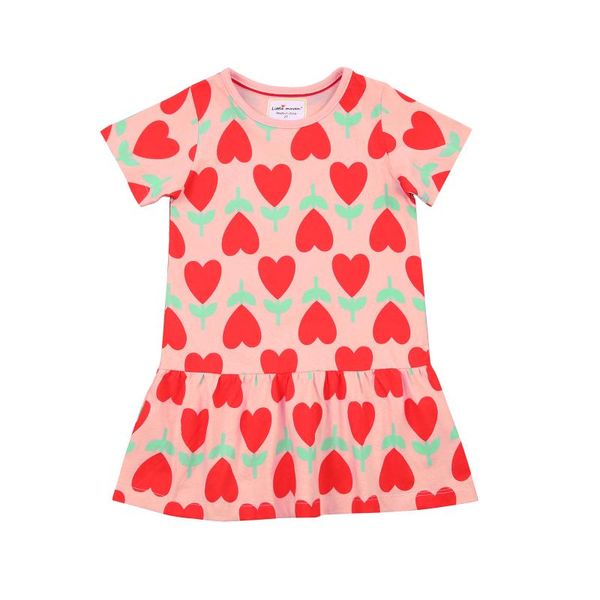 kids girls fashion short sleeve heart print dress stylish for children valentine's day vestidos girl's dresses, Red;yellow
kids girls fashion short sleeve heart print dress stylish for children valentine's day vestidos girl's dresses, Red;yellow