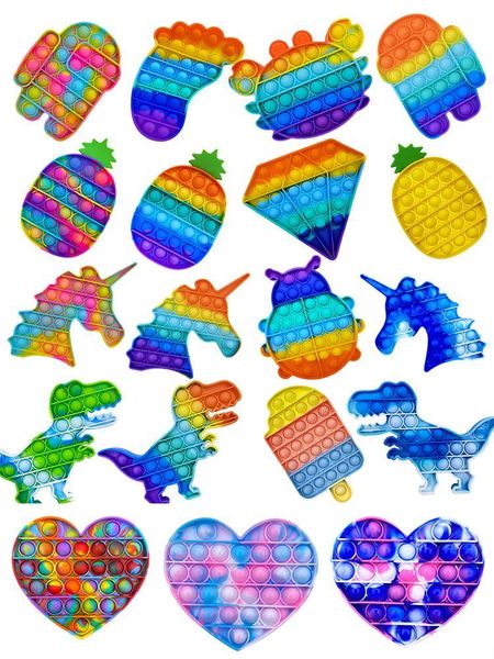 party favor rainbow funny fidgets toy antistress toys for children push bubble fidget sensory autism special needs anxiety stress
party favor rainbow funny fidgets toy antistress toys for children push bubble fidget sensory autism special needs anxiety stress