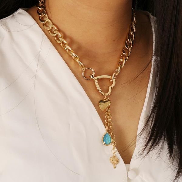 pendant necklaces europe and america product pearl semi-precious stone multilayer necklace female creative lady clavicle chain, Silver
pendant necklaces europe and america product pearl semi-precious stone multilayer necklace female creative lady clavicle chain, Silver