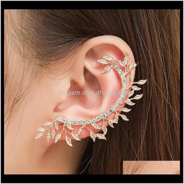drop delivery 2021 fashion golden leaf crystal cuff ear hoop climber rhinestone stud earrings for women girls wedding party jewelry gifts 4y, Silver
drop delivery 2021 fashion golden leaf crystal cuff ear hoop climber rhinestone stud earrings for women girls wedding party jewelry gifts 4y, Silver