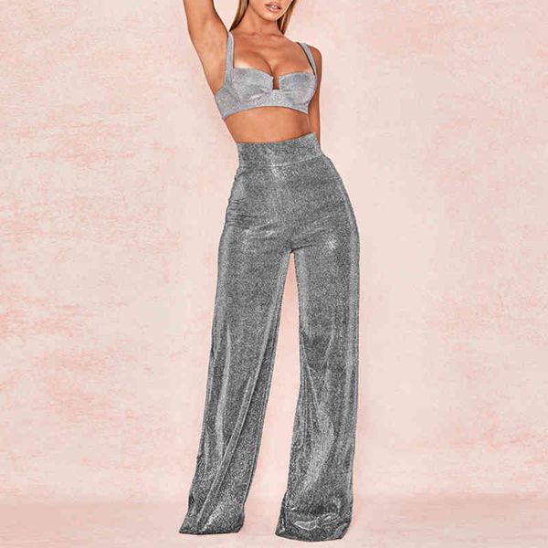 paris girl glitter shiny pants women flare full high waist reflective wide leg zipper silver long trousers 210524, Black;white
paris girl glitter shiny pants women flare full high waist reflective wide leg zipper silver long trousers 210524, Black;white