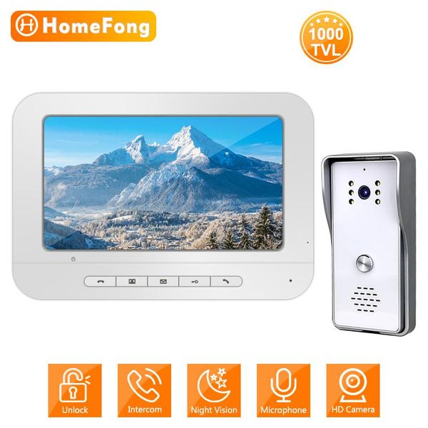 video door phones homefong phone home intercom 1000 tvl night vision camera 7-inch white screen doorbell entry security system
video door phones homefong phone home intercom 1000 tvl night vision camera 7-inch white screen doorbell entry security system