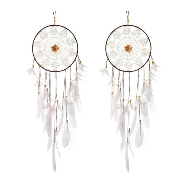 decorative objects & figurines 2pcs handmade dream catcher wind chimes home hanging craft gift dreamcatcher ornament car bedroom decor
decorative objects & figurines 2pcs handmade dream catcher wind chimes home hanging craft gift dreamcatcher ornament car bedroom decor