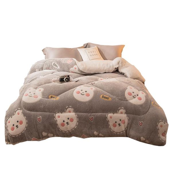 comforters & sets luxury snow velvet soft comforter winter thickened warm keeping quilt dormitory student autumn core double-sided blanket
comforters & sets luxury snow velvet soft comforter winter thickened warm keeping quilt dormitory student autumn core double-sided blanket