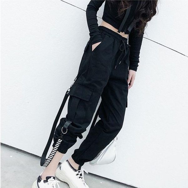 sweatpants loose cargo pants women high waist joggers with chain decorated hip hop locomotive style streetwear trousers women's & capri, Black;white
sweatpants loose cargo pants women high waist joggers with chain decorated hip hop locomotive style streetwear trousers women's & capri, Black;white
