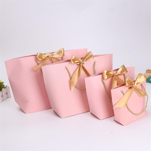 gift wrap 10pcs pink bag with gold bow ribbon simple paper for jewelry/candy/wigs/scarves wedding birthday package
gift wrap 10pcs pink bag with gold bow ribbon simple paper for jewelry/candy/wigs/scarves wedding birthday package