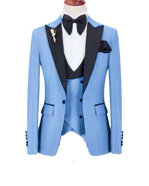 men's suits & blazers 3pc classic blue jacket vest pants for wedding custom made tailored party wear male suit sets blazer trousers, White;black
men's suits & blazers 3pc classic blue jacket vest pants for wedding custom made tailored party wear male suit sets blazer trousers, White;black
