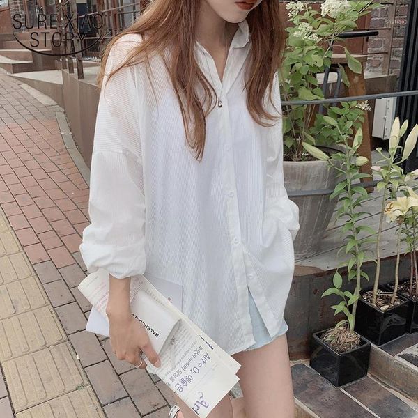 women's blouses & shirts vintage oversize spring femme shirt casual white girls blouse women long sleeve cotton plus size 13137
women's blouses & shirts vintage oversize spring femme shirt casual white girls blouse women long sleeve cotton plus size 13137