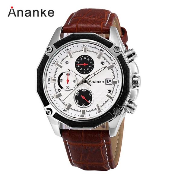 wristwatches ananke 2021 watch men fashion sport quartz waterproof clock mature business mens watches relogio masculino, Slivery;brown
wristwatches ananke 2021 watch men fashion sport quartz waterproof clock mature business mens watches relogio masculino, Slivery;brown