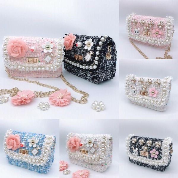 kids bags floral children shoulder messenger baby girl mini handbag purse birthday gift pearl princess evening party, White
kids bags floral children shoulder messenger baby girl mini handbag purse birthday gift pearl princess evening party, White