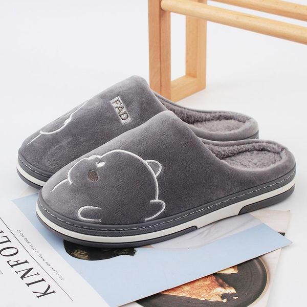 slippers men winter home cartoon non-slip warm indoors bedroom floor shoes plush faux fur slides flip flops, Black
slippers men winter home cartoon non-slip warm indoors bedroom floor shoes plush faux fur slides flip flops, Black