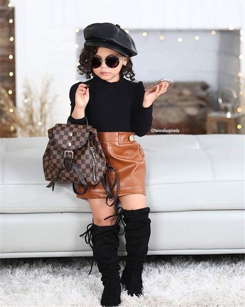 clothing sets autumn winter toddler baby girls clothes long sleeve mock neck sweater + leather skirt outfits 2pcs set, White
clothing sets autumn winter toddler baby girls clothes long sleeve mock neck sweater + leather skirt outfits 2pcs set, White