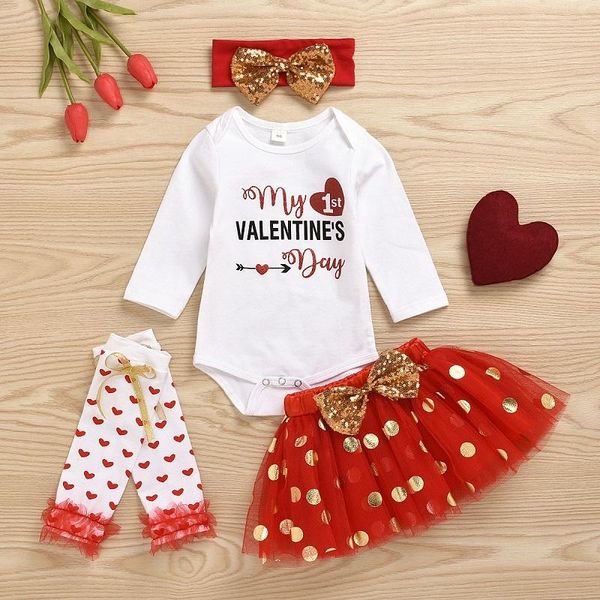 0-12m my 1st valentina's born baby girl long sleeve cotton bodysuit tutu skirt headband leg warmer 4pcs clothing set sets, White
0-12m my 1st valentina's born baby girl long sleeve cotton bodysuit tutu skirt headband leg warmer 4pcs clothing set sets, White