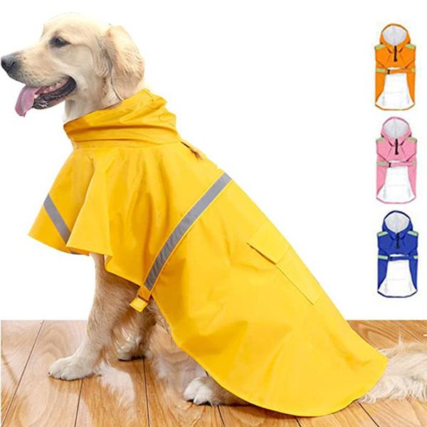 dog apparel raincoats for large dogs with reflective strip hoodie pet rain clothes waterproof functional safety poncho jacket supply
dog apparel raincoats for large dogs with reflective strip hoodie pet rain clothes waterproof functional safety poncho jacket supply