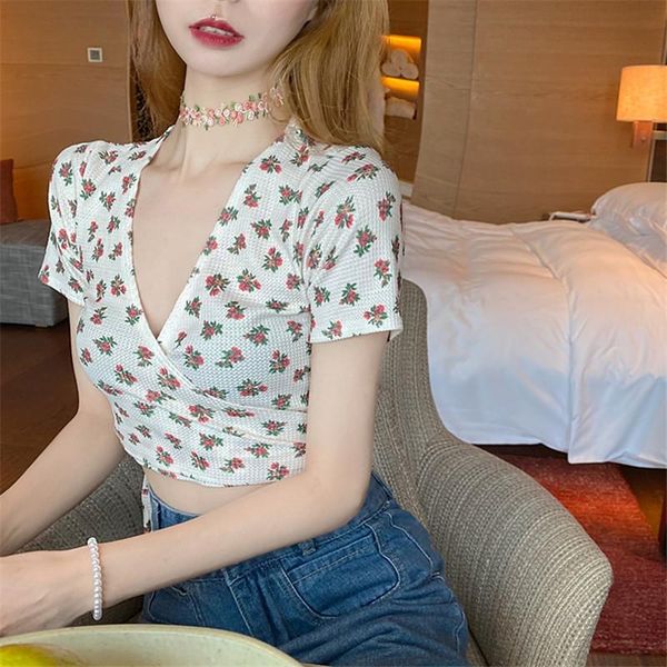 women's t-shirt womengaga 2021 spring summer bm irregular flower cross v-neck tight thin short navel tees tshirt korean w1yt, White
women's t-shirt womengaga 2021 spring summer bm irregular flower cross v-neck tight thin short navel tees tshirt korean w1yt, White
