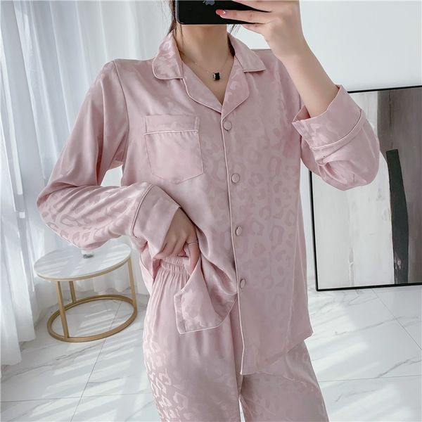 women's sleepwear printed leopard women satin pajamas spring home wear loose rayon pjs sleep set comfy pyjamas pour femme nightwea, Black;red
women's sleepwear printed leopard women satin pajamas spring home wear loose rayon pjs sleep set comfy pyjamas pour femme nightwea, Black;red