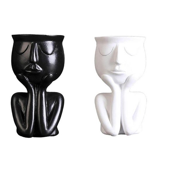 planters & pots abstract human sculpture resin plant pot, living room deskcontainer flower arrangement potted ornaments
planters & pots abstract human sculpture resin plant pot, living room deskcontainer flower arrangement potted ornaments