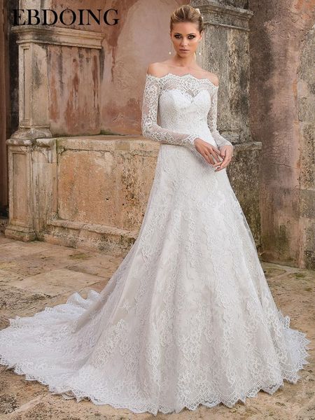other wedding dresses amazing dress lace a-line full sleeves boat neck neckline est bride vestidos de novia plus size gown, White
other wedding dresses amazing dress lace a-line full sleeves boat neck neckline est bride vestidos de novia plus size gown, White