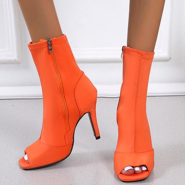boots rimocy thin high heels ankle women 2021 autumn peep toe elastic short botas woman side zippers socks female 43, Black
boots rimocy thin high heels ankle women 2021 autumn peep toe elastic short botas woman side zippers socks female 43, Black