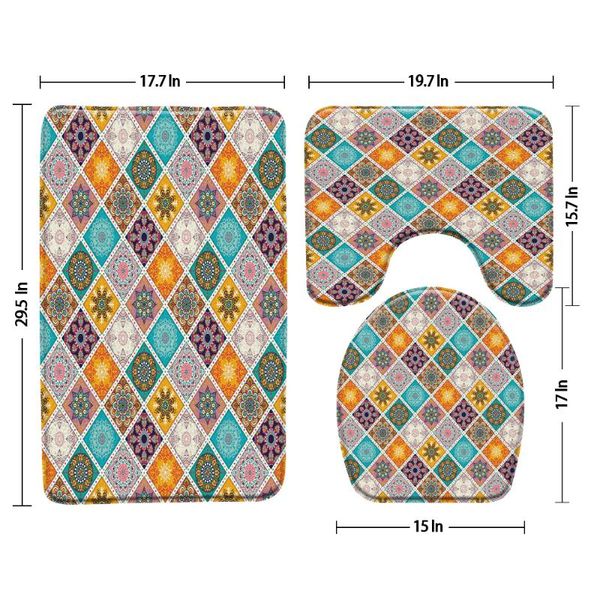 bath mats retro abstract geometric pattern mat 3-piece set floor bathroom rug carpet anti slip toilet cover products
bath mats retro abstract geometric pattern mat 3-piece set floor bathroom rug carpet anti slip toilet cover products