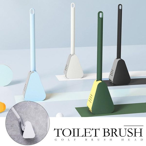 bath accessory set wall-mounted long-handled toilet brush silicone golf with anti-leakage base cleaning tool home bathroom accessories
bath accessory set wall-mounted long-handled toilet brush silicone golf with anti-leakage base cleaning tool home bathroom accessories