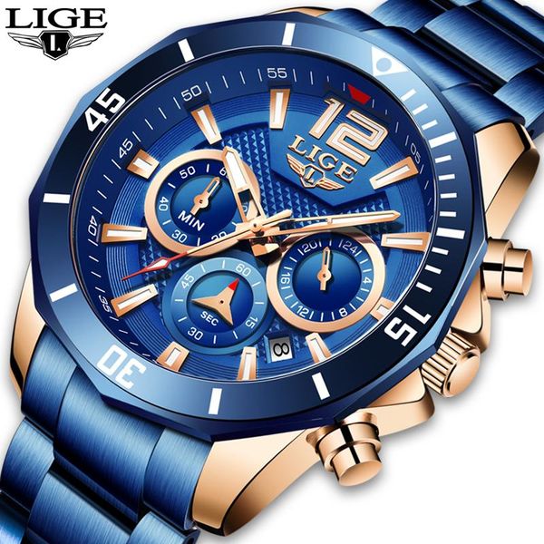 wristwatches lige men watches 2021 sports men's watch waterproof style stylish stainless steel wrist drop, Slivery;brown
wristwatches lige men watches 2021 sports men's watch waterproof style stylish stainless steel wrist drop, Slivery;brown