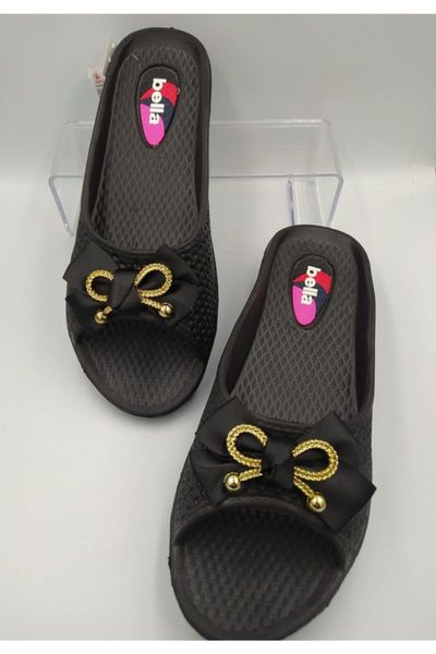 women's bow eva slipper pool home sea guest slippers, Black
women's bow eva slipper pool home sea guest slippers, Black