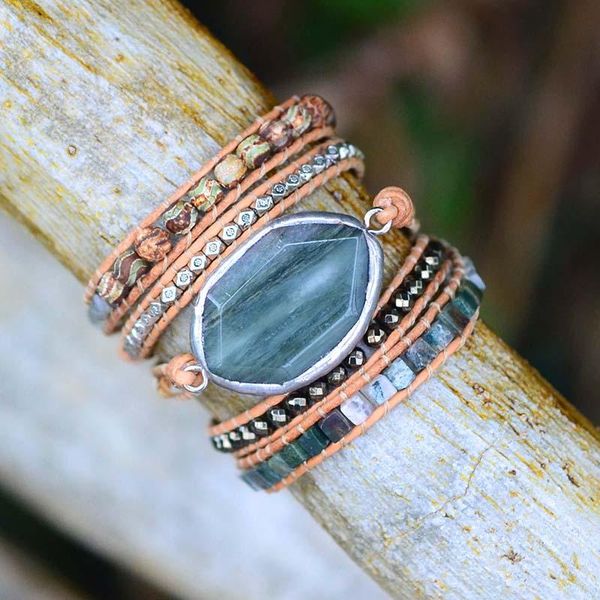 tennis exclusive women bangles bracelets natural stone crystal 5 strands leather wrap bracelet femme femmegifts dropship, Golden;silver
tennis exclusive women bangles bracelets natural stone crystal 5 strands leather wrap bracelet femme femmegifts dropship, Golden;silver