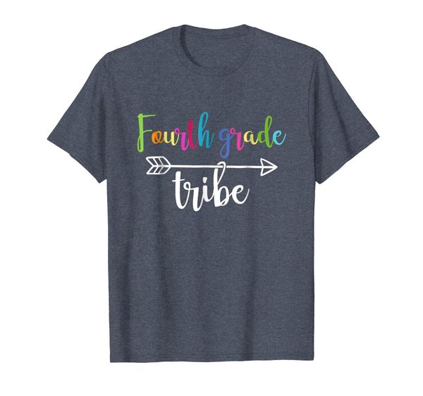Fourth Grade Team Shirt Teacher Tribe Back To School Shirt, White;black