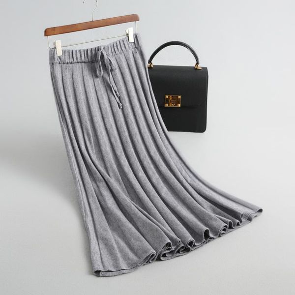 skirts innasofan skirt womens autumn-winter knitted pleated high waist euro-american fashionable elegant in solid color, Black
skirts innasofan skirt womens autumn-winter knitted pleated high waist euro-american fashionable elegant in solid color, Black