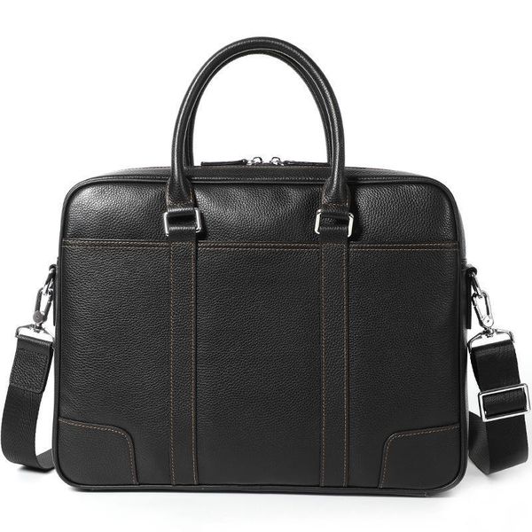 genuine leather men's briefcase handbag lapbag cross section men's computer bag business affairs bags#301
genuine leather men's briefcase handbag lapbag cross section men's computer bag business affairs bags#301