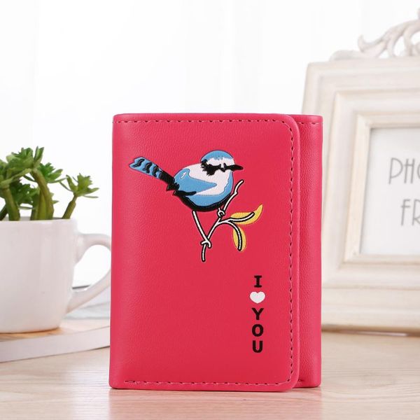 purse girls pu leather short wallets women cartoon coin purses clutch students' card holder, White
purse girls pu leather short wallets women cartoon coin purses clutch students' card holder, White