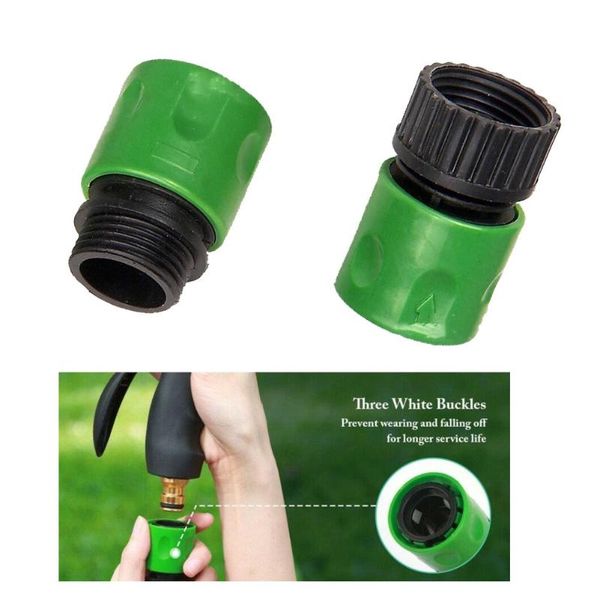 2pcs 3/4" garden hose connectors watering pipe tap plastic connector adaptor female and male quick set equipments
2pcs 3/4" garden hose connectors watering pipe tap plastic connector adaptor female and male quick set equipments
