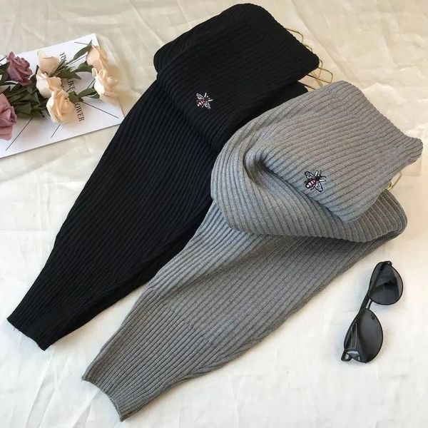 women's pants & capris causal knitted ankle korean fashion cartoon embroidery women trousers 2021 autumn winter high waist sweater swea, Black;white
women's pants & capris causal knitted ankle korean fashion cartoon embroidery women trousers 2021 autumn winter high waist sweater swea, Black;white
