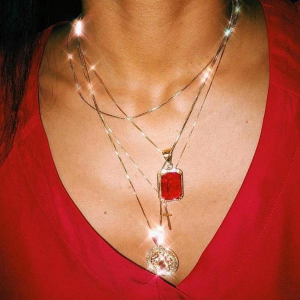 Pcs/Set Classic Crystal Gem Pendant Necklace For Women Fashion Cross Geometric Round Pattern Gold Chain Set Jewelry Necklaces, Silver
Pcs/Set Classic Crystal Gem Pendant Necklace For Women Fashion Cross Geometric Round Pattern Gold Chain Set Jewelry Necklaces, Silver