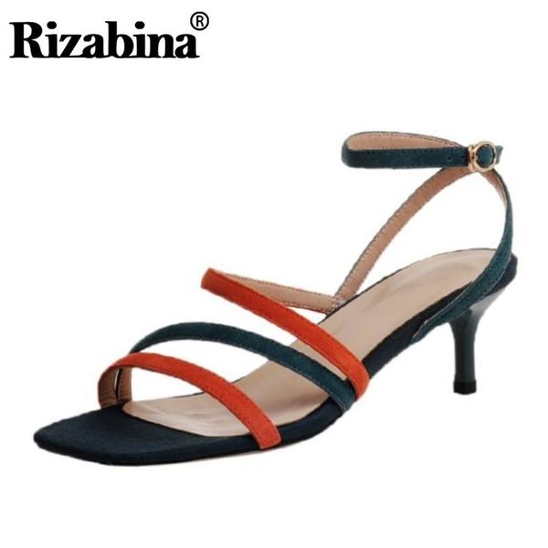 women summer shoes genuine leather mixed color fashion wedding woman footwear size 34-39 sandals, Black
women summer shoes genuine leather mixed color fashion wedding woman footwear size 34-39 sandals, Black