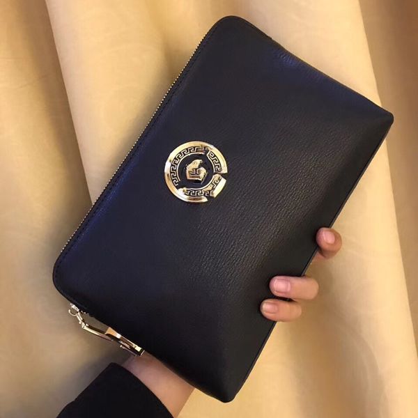 high-end fashion men's first layer calfskin clutch, trendy brand handbag 
high-end fashion men's first layer calfskin clutch, trendy brand handbag