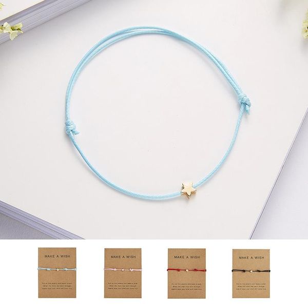 link, chain fashion simple design handmade rope bracelet for women cute lucky friendship female jewelry brithday gift 2021, Black
link, chain fashion simple design handmade rope bracelet for women cute lucky friendship female jewelry brithday gift 2021, Black