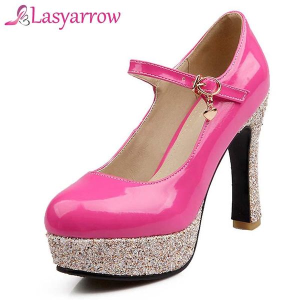 lasyarrow bling thick high heels platform round toe women's pumps shallow mouth buckle strap ladies party wedding shoes dress, Black
lasyarrow bling thick high heels platform round toe women's pumps shallow mouth buckle strap ladies party wedding shoes dress, Black
