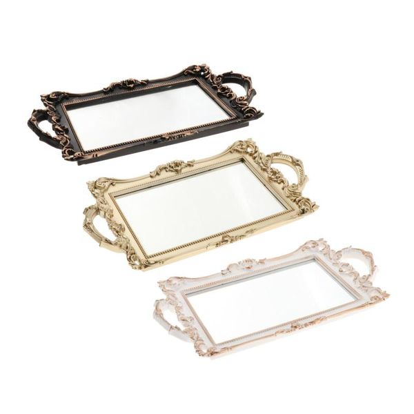mirror tray with handles, serving decorative, perfume for dresser, kitchen storage & organization
mirror tray with handles, serving decorative, perfume for dresser, kitchen storage & organization