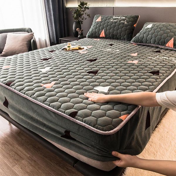 sheets & sets home textiles winter warm fitted sheet flannel clip cotton elastic band mattress cover double king size bed set bedspreads
sheets & sets home textiles winter warm fitted sheet flannel clip cotton elastic band mattress cover double king size bed set bedspreads