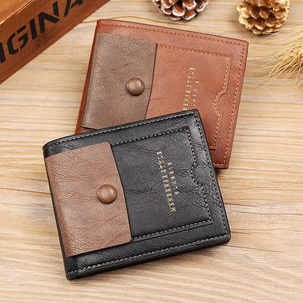 men's purse stitching multi card position vingate pocketbook leisure wallet retro style pu wallets oil wax handbag gentlemen's sho, Red;black
men's purse stitching multi card position vingate pocketbook leisure wallet retro style pu wallets oil wax handbag gentlemen's sho, Red;black
