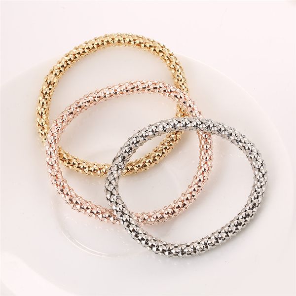 3 pcs/set popcorn chain bracelets for women new fashion simple bracelets wrist jewelry, Golden;silver
3 pcs/set popcorn chain bracelets for women new fashion simple bracelets wrist jewelry, Golden;silver