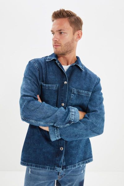 men's jackets trendyol male regular fi dual-pocket denim shirt jacket tmnaw22ce0143, Black;brown
men's jackets trendyol male regular fi dual-pocket denim shirt jacket tmnaw22ce0143, Black;brown